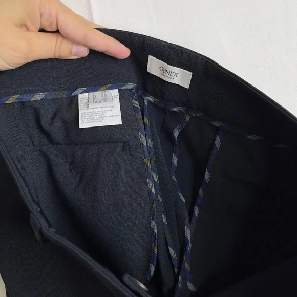 Gunex Controllo B Black Straight Leg Dress Pant - Picture 9 of 13